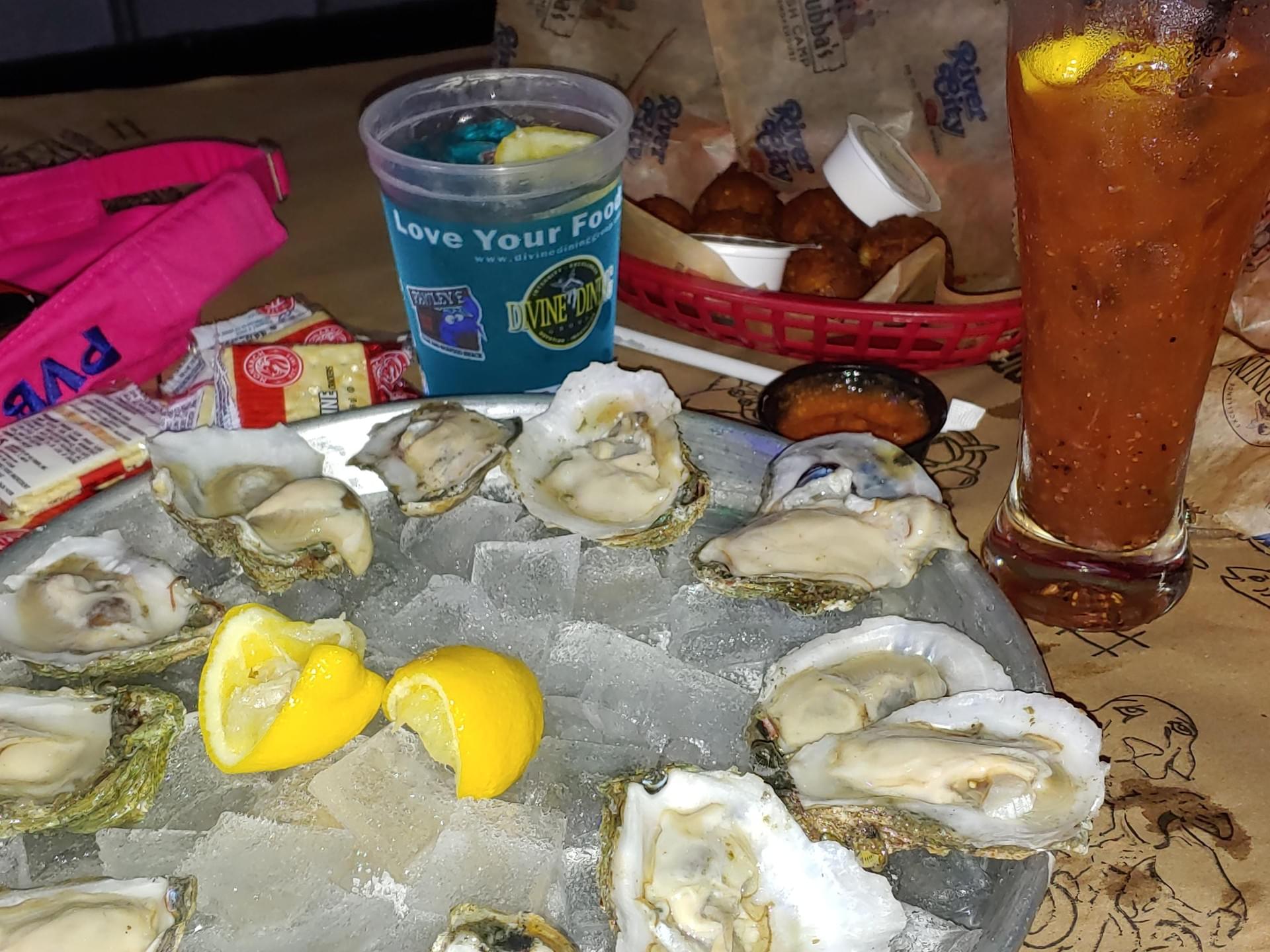 Oysters at Pawleys Raw Bar